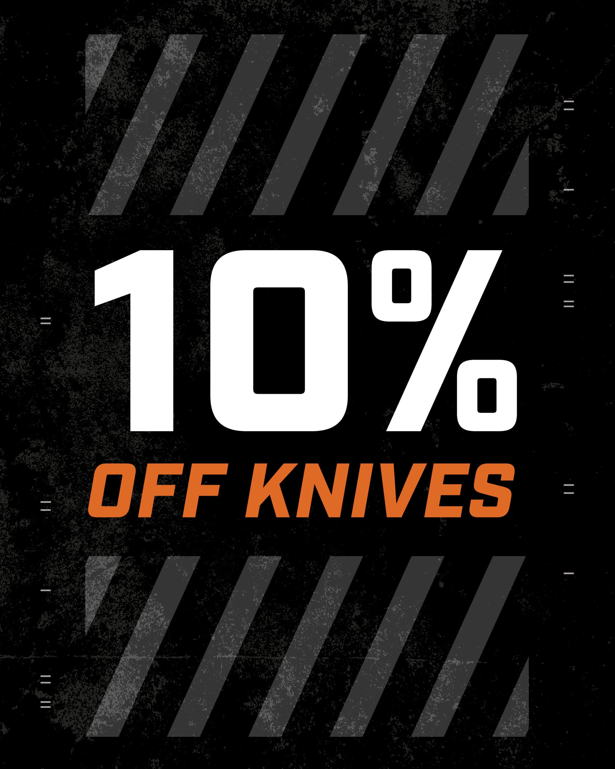 10% Off Knives